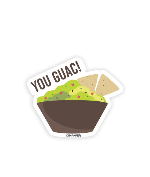 The Guac Sticker