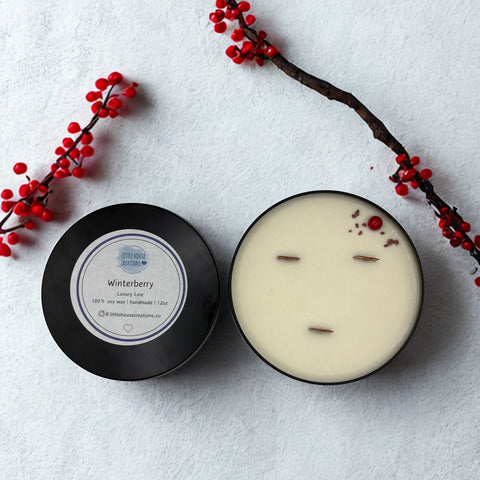 Winterberry | Triple Wood Wick Candle - The Local Space