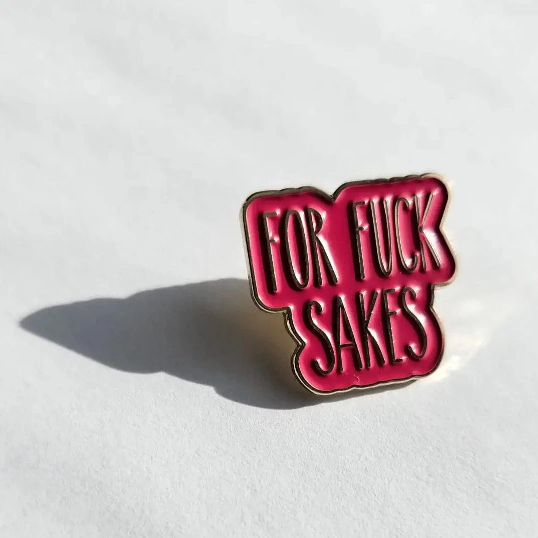 Creativien Studio | For Fuck Sakes Enamel Pin, The Local Space, Local Canadian Brands