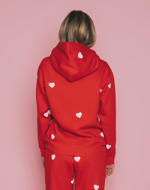 All Over Heart Classic Hoodie - The Local Space