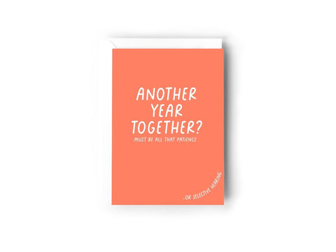 Another Year Together? | Greeting Card - The Local Space