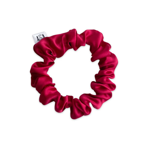 100% Silk Mini Scrunchie