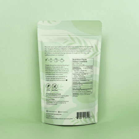 Aroma Blends Organic Ceremonial Grade Matcha – 100g - The Local Space
