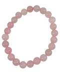 Arômes & Évasions Rose Quartz 8mm Gemstone Bracelet - The Local Space