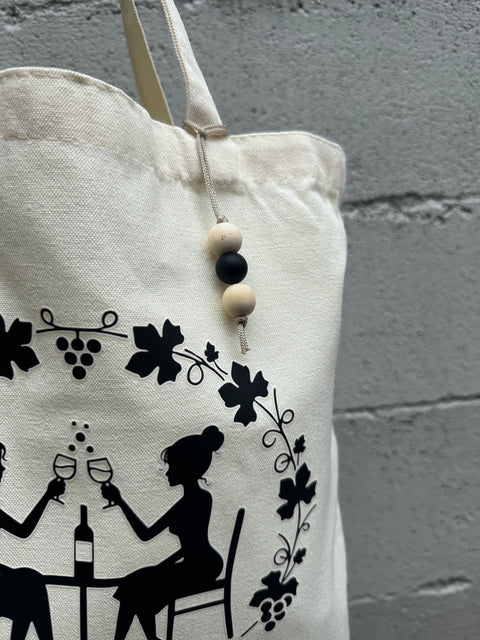 This Bag May Contain Wine Tote Bag