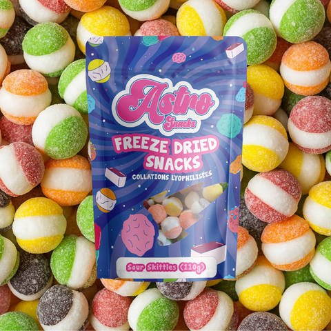 Astro Snacks Freeze Dried Sour Skittles - 110g - The Local Space