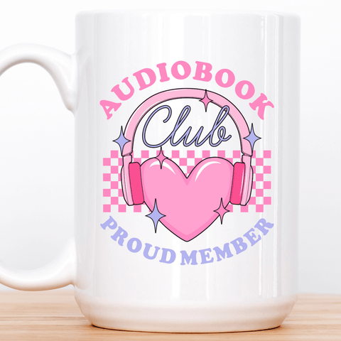 Mr Mug Audiobook Club ceramic mug 15oz - The Local Space