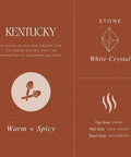 Auratae Kentucky Soy Candle - Bourbon, Pear, Oakmoss - The Local Space