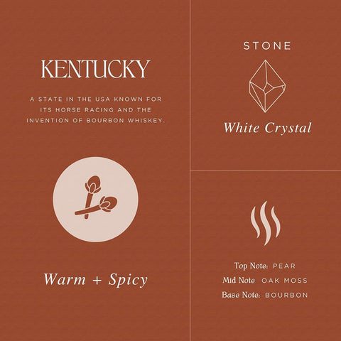 Auratae Kentucky Soy Candle - Bourbon, Pear, Oakmoss - The Local Space