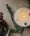 Auratae Ritual Soy Candle - Cedar, Sage, Tobacco, Sweetgrass - The Local Space