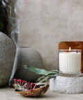 Auratae Ritual Soy Candle - Cedar, Sage, Tobacco, Sweetgrass - The Local Space