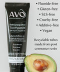 AVO Everlasting Essentials Refreshing Mint Toothpaste - Organic Avocado Oil Toothpaste - The Local Space