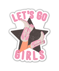 The Playful Pineapple - Let's Go Girls Vinyl Sticker - The Local Space