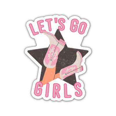The Playful Pineapple - Let's Go Girls Vinyl Sticker - The Local Space