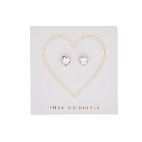 Freya Heart Stud Earrings