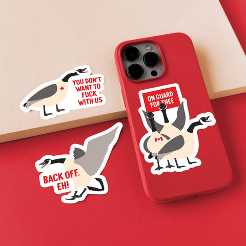 Back Off Eh! | Sticker - The Local Space