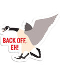 Back Off Eh! | Sticker - The Local Space