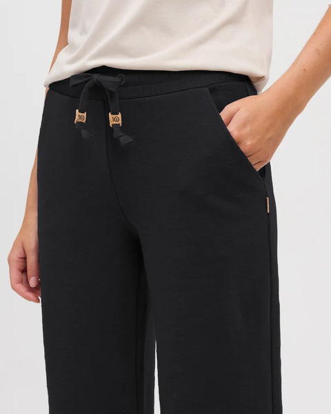 Bamone Wide Leg Sweatpant - Metorite Black