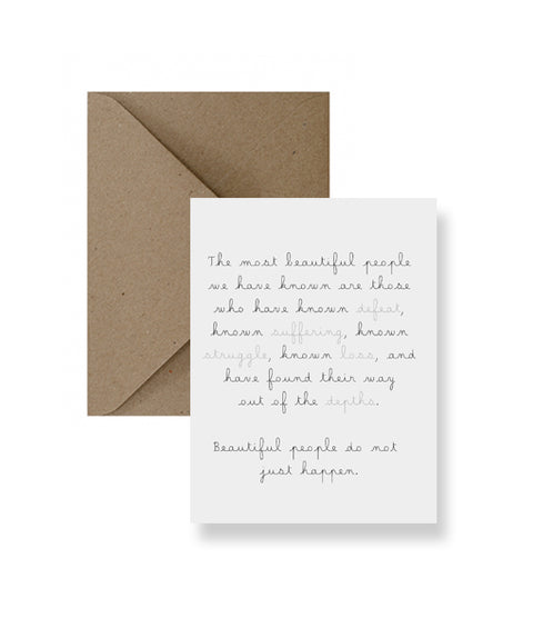 Beautiful People Greeting Card