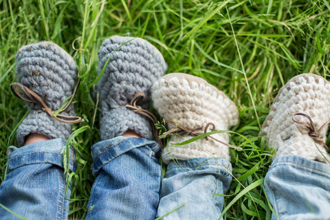 Sweater Crochet Booties - The Local Space