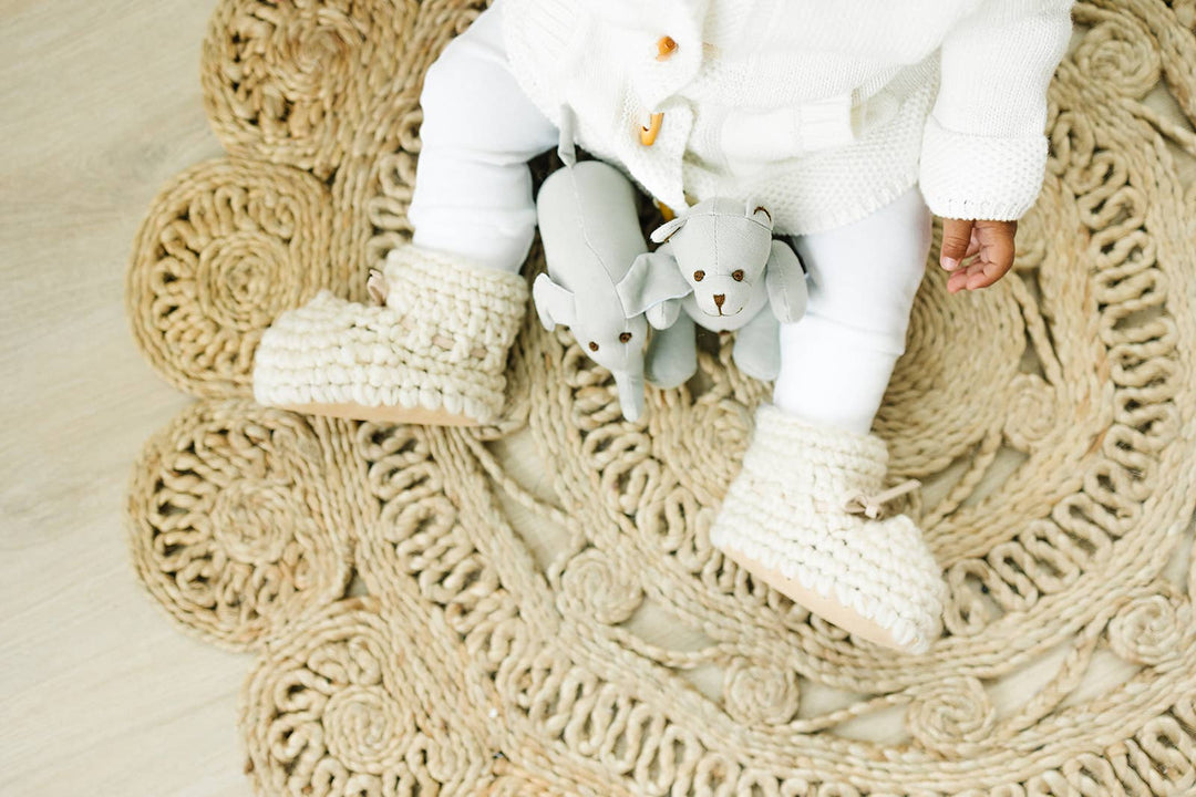 Sweater Crochet Booties - The Local Space