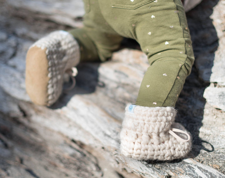 Sweater Crochet Booties - The Local Space