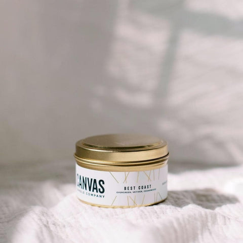 Best Coast Signature Soy Candle – Evergreen, Vetiver & Cedarwood - The Local Space