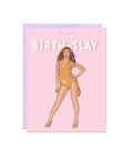 Party Mountain Paper Co Birth Slay birthday greeting card - The Local Space