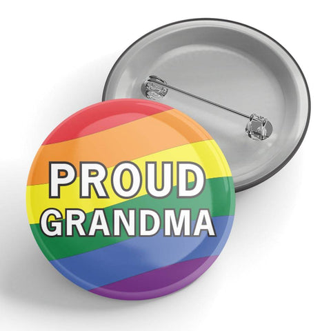 Proud Family Rainbow Button Pin - The Local Space