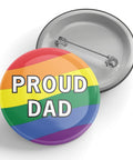 Proud Family Rainbow Button Pin - The Local Space