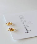 Blossom Floral Huggie Hoop Earrings - The Local Space