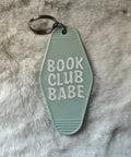 Book Club Babe motel keychain retro keychain - The Local Space