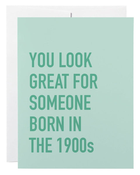 Born in the 1900s | Birthday Card - The Local Space