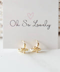 Bow Hoop Earrings - The Local Space