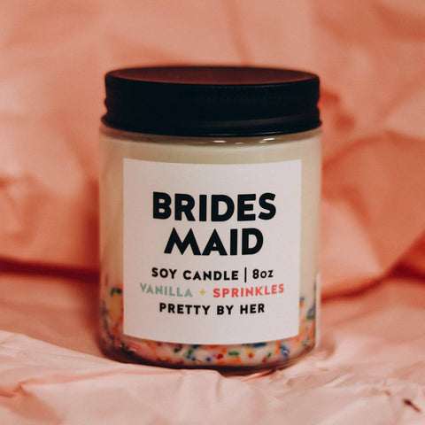 Bridesmaid Candle – Vanilla + Sprinkles Soy Candle - The Local Space