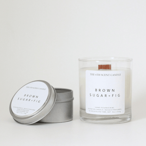 Brown Sugar + Fig | Wood Wick Soy Candle