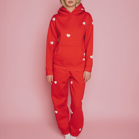 All Over Heart Oversized Jogger