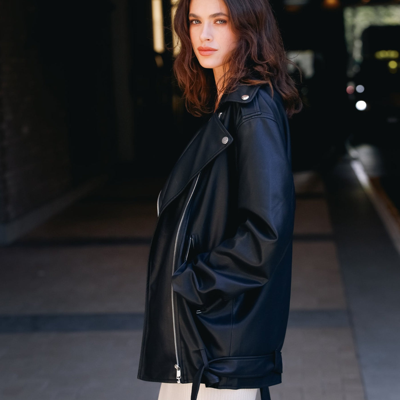 Florence 2.0 | Vegan Leather Jacket - The Local Space