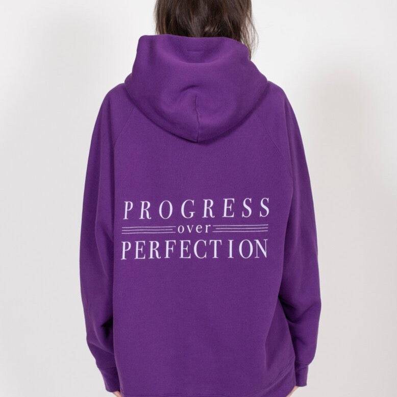 Progress Over Perfection Hoodie (SALE) - The Local Space