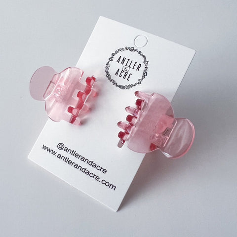 Antler and Acre butterfly claw clips pair of 2 mini hair clips - The Local Space