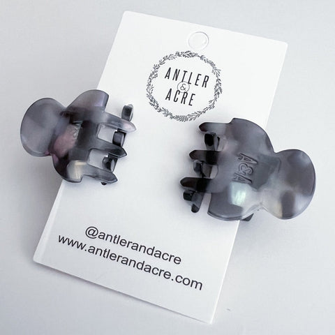 Antler and Acre butterfly claw clips pair of 2 mini hair clips - The Local Space