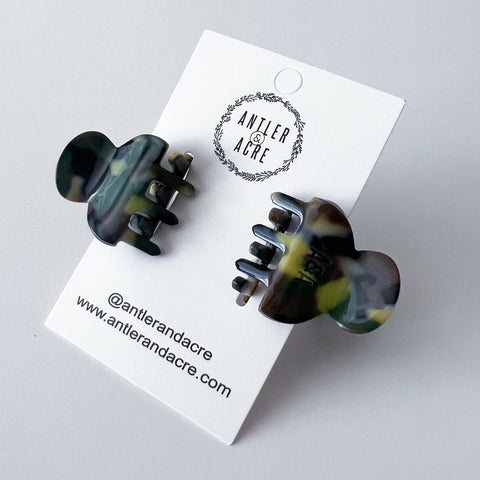 Antler and Acre butterfly claw clips pair of 2 mini hair clips - The Local Space