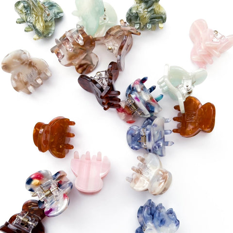 Antler and Acre butterfly claw clips pair of 2 mini hair clips - The Local Space