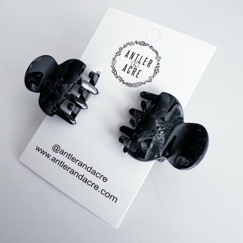 Antler and Acre butterfly claw clips pair of 2 mini hair clips - The Local Space