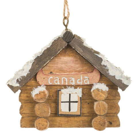 Umber Canada Log Cabin Ornament - The Local Space