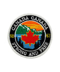 Canada Strong & Free | Embroidery Patch - The Local Space