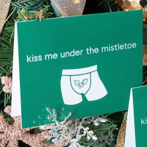 Kiss Me Under the Mistletoe | Christmas Card (SALE) - The Local Space