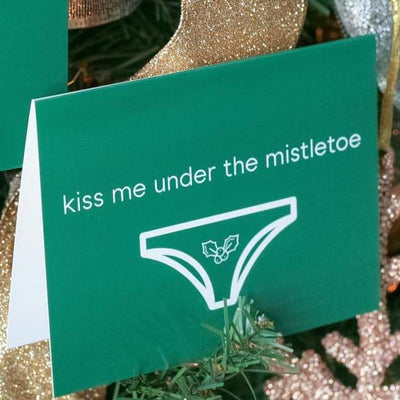 Kiss Me Under the Mistletoe | Christmas Card (SALE) - The Local Space