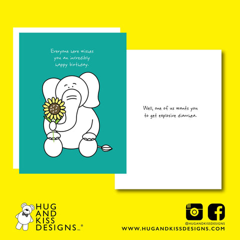 Poo Poo Pants | Greeting Card