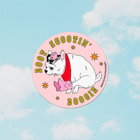 Boot Scootin' Boogie | Sticker - The Local Space